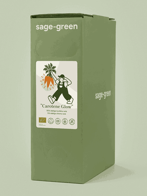 Carotene Glow – orgaaniline porgandi- ja sidrunimahl 3 L