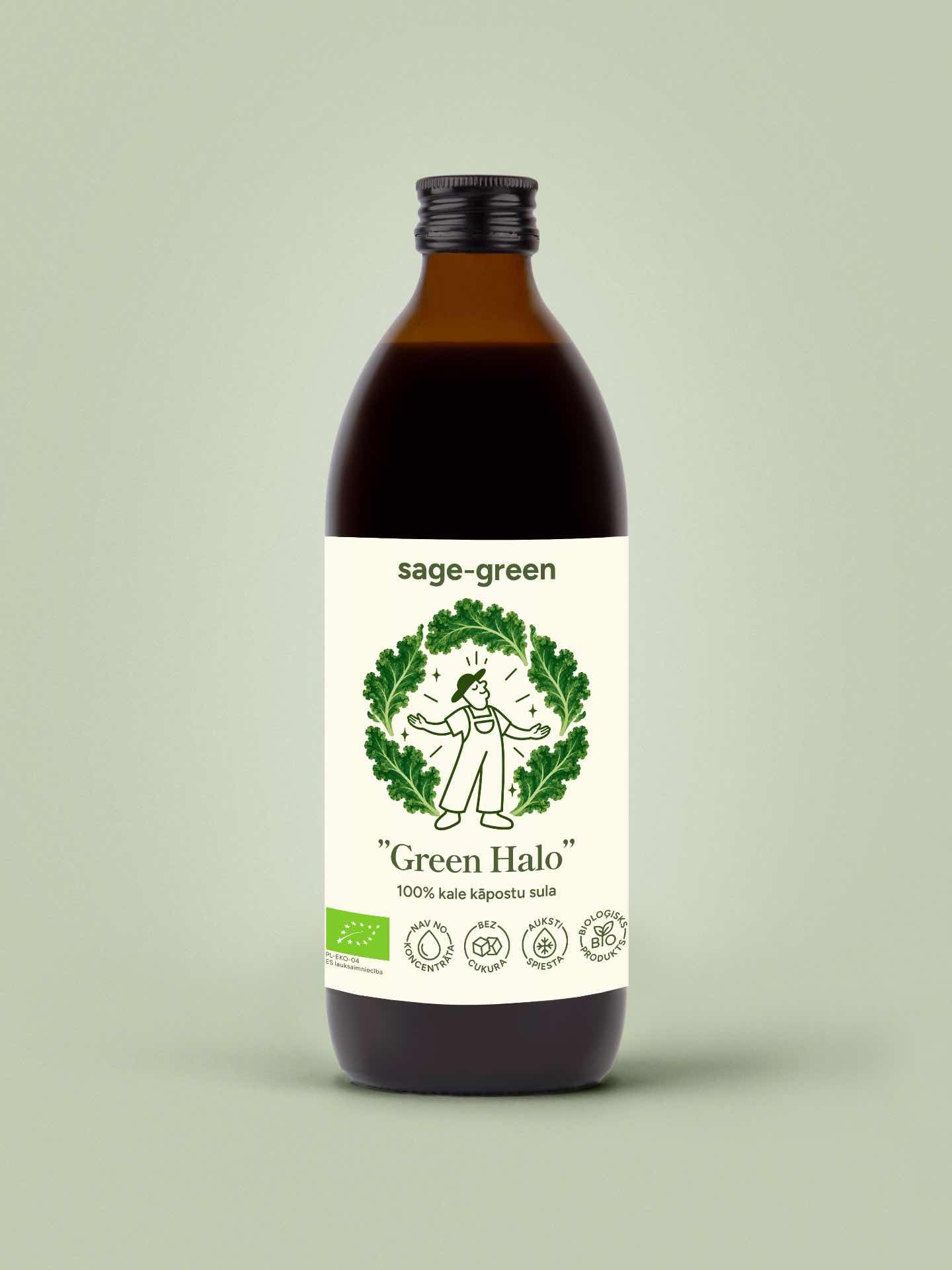 Green Halo - 100% Organic Kale juice 500ml