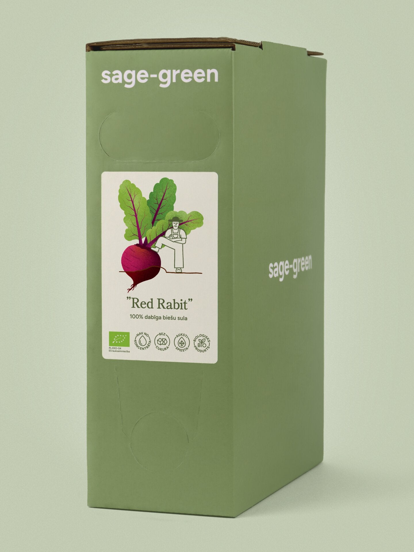Bioloģiskā biešu sula Red Rabbit 3 L