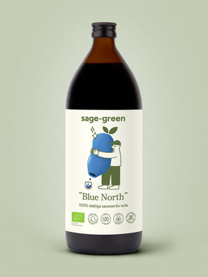 Blue North - 100% Orgaaniline Sinise Kuslapuu Mahl 1000 ml