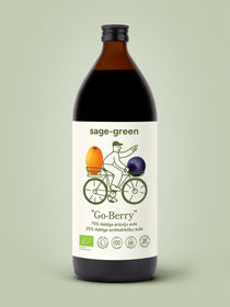 Bioloģiskā aroniju un smiltsērkšķu sula Go Berry 1000 ml