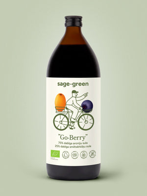 Go Berry - 100% orgaaniline aroniamarjade ja astelpajumahl 1000ml