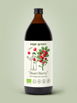 Heart Berry - 100% orgaaniline jõhvikamahl 1L